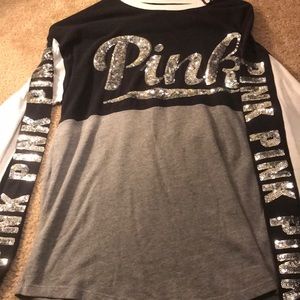 🖤PINK sparkle long sleeve